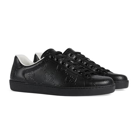 gucci man schoen|black and white Gucci shoes.